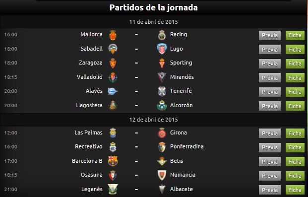 horarios