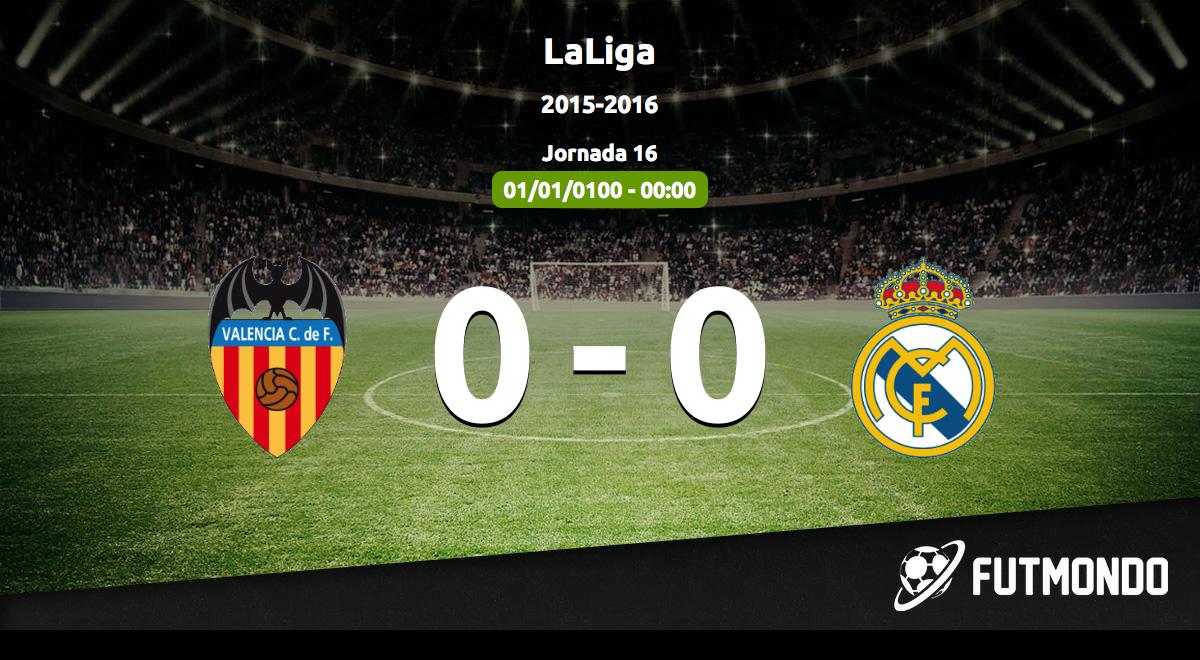 Partido aplazado Valencia - Real Madrid