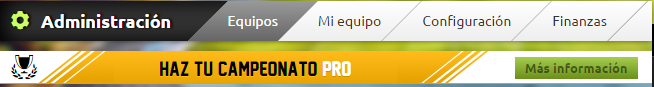 Modo PRO en futmondo