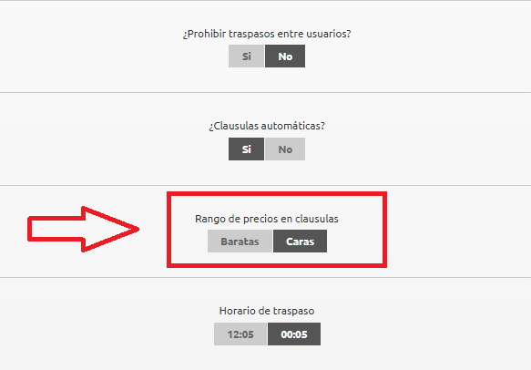 precio cláusulas futmondo